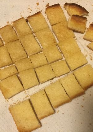 トースターでパン耳ラスク_ずぼら菓子-レシピのメイン写真