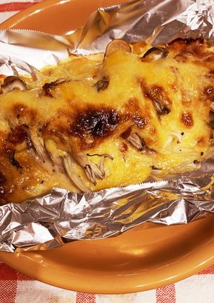 鯖のトマトチーマヨ焼き-レシピのメイン写真
