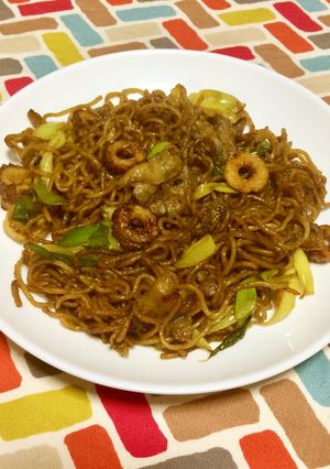 超簡単☆ほんのり激うま和風カレー焼きそば-レシピのメイン写真