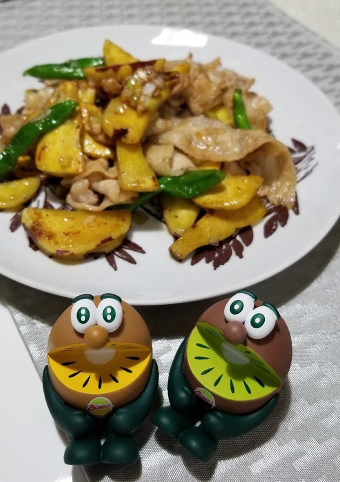 さつまいもと豚肉のおかず炒め-レシピのメイン写真