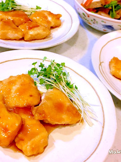 鶏胸肉のマーマレード照り焼き (^^)♡-レシピのメイン写真