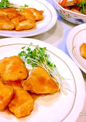 鶏胸肉のマーマレード照り焼き (^^)♡-レシピのメイン写真