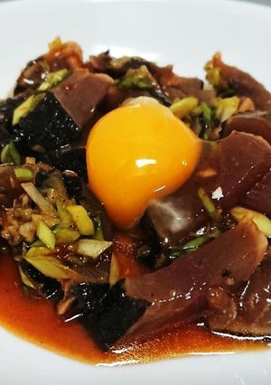 カツオたたきのユッケ風味-レシピのメイン写真