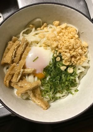 簡単冷やし温玉乗せうどん-レシピのメイン写真