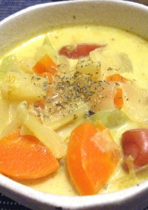 野菜たっぷり☆ミルクカレースープ-レシピのメイン写真