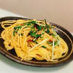 รูปของ ツナと水菜の和風パスタ