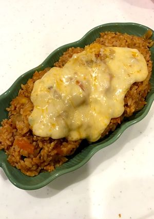 チーズがトロ〜り♡簡単ジャンバラヤ-レシピのメイン写真