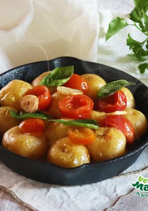 アンデスポテトとトマトのホットサラダ-レシピのメイン写真