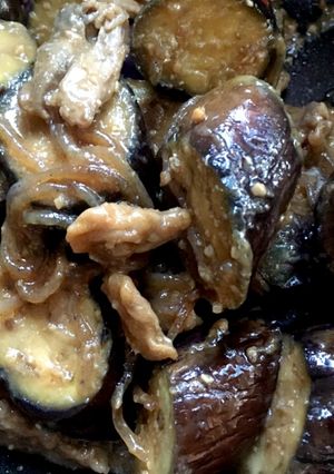 なすと豚肉のピリ辛味噌煮-レシピのメイン写真