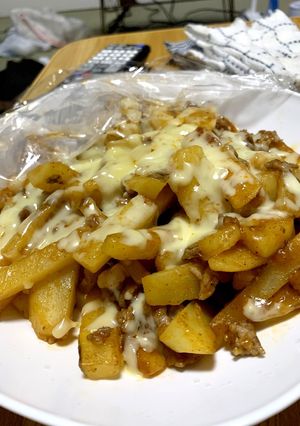 じゃがいもとひき肉ミートソース添え-レシピのメイン写真