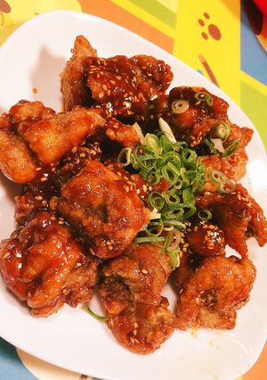 甘めのヤンニョムチキン-レシピのメイン写真