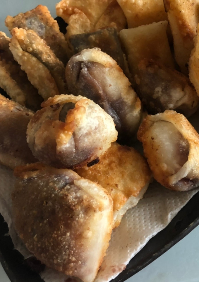餃子の皮で月見パイ風-レシピのメイン写真