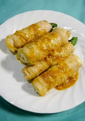 簡単！ちくわチーズ肉巻き☆マスタード醤油-レシピのメイン写真