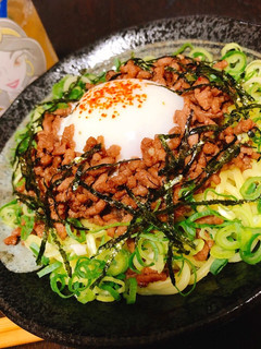 簡単ひき肉まぜそば-レシピのメイン写真