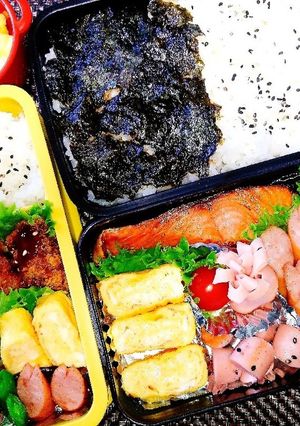 旦那と娘のお弁当　9/27-レシピのメイン写真