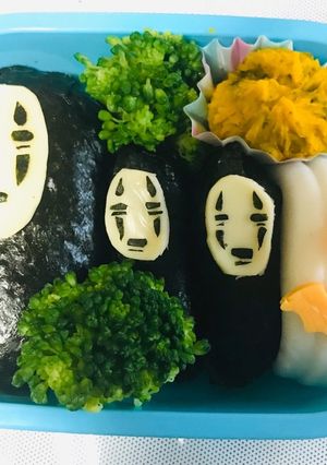 年少男の子キャラ弁記録【9月】カオナシ-レシピのメイン写真