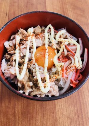 ツナとカニカマの劣化版海鮮丼-レシピのメイン写真
