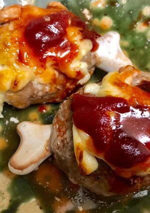 お弁当サイズ！マンガ肉ミニハンバーグ-レシピのメイン写真