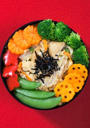 フライパンですぐできる♪きつね丼のお弁当-レシピのメイン写真