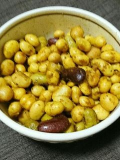 サラダ豆のエスニック炒め-レシピのメイン写真
