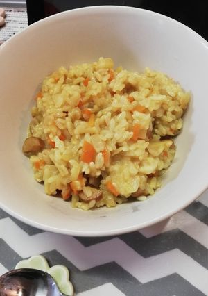 牛乳でまろやかカレーリゾット-レシピのメイン写真