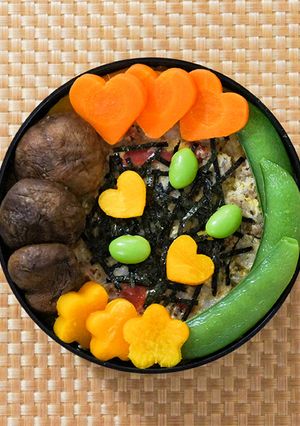 玉子チャーハンのお弁当-レシピのメイン写真