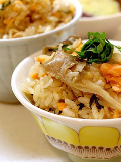 麹生活☆舞茸と焼き鮭の炊き込みご飯-レシピのメイン写真