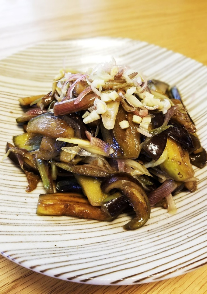 みょうが消費⭐茄子とみょうがの炒め物-レシピのメイン写真
