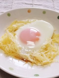 ☆千切りポテト♪目玉焼き☆-レシピのメイン写真