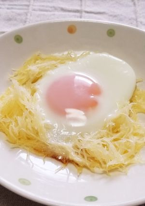 ☆千切りポテト♪目玉焼き☆-レシピのメイン写真