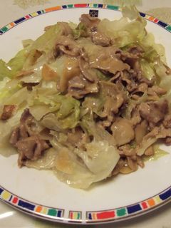 豚とレタスのオイマヨ炒め♪-レシピのメイン写真