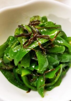 ピーマンと塩昆布の和え物-レシピのメイン写真