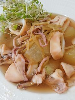 スルメイカと冬瓜の煮物-レシピのメイン写真