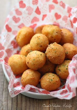 チーズ風味のサクふわ♡豆腐揚げ-レシピのメイン写真