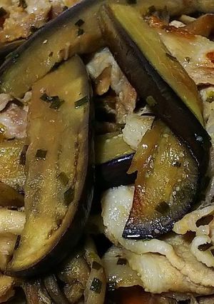 秋野菜と豚肉のバタポン炒め-レシピのメイン写真