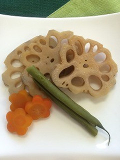 れんこんの煮物(透析食)-レシピのメイン写真