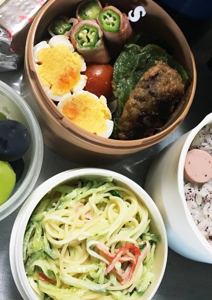 ブタさん弁当 中学生のお弁当-レシピのメイン写真