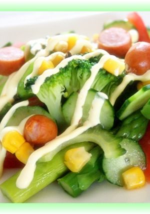 野菜サラダ♪-レシピのメイン写真