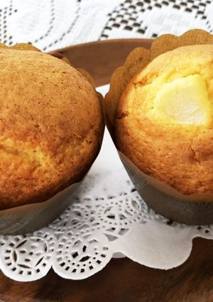 簡単♫カルピスでふんわり梨マフィン-レシピのメイン写真