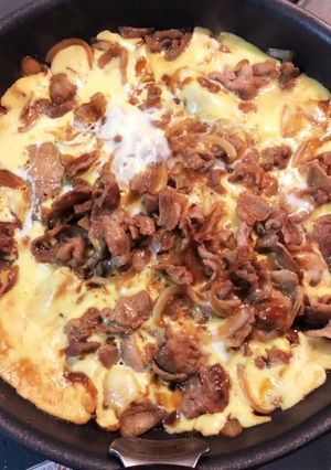 豚肉の卵とじ-レシピのメイン写真