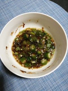 オクラとめかぶの酢の物-レシピのメイン写真
