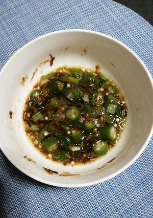 オクラとめかぶの酢の物-レシピのメイン写真