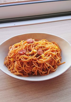 隠し味はカルピス！？甘口ナポリタン-レシピのメイン写真