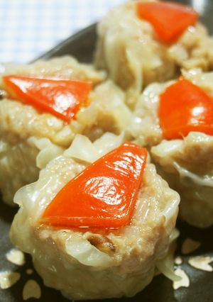 とまとシュウマイ！トマトが爽やか♪-レシピのメイン写真