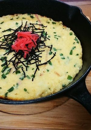 簡単！混ぜて焼くだけ♪★長芋の鉄板焼★-レシピのメイン写真