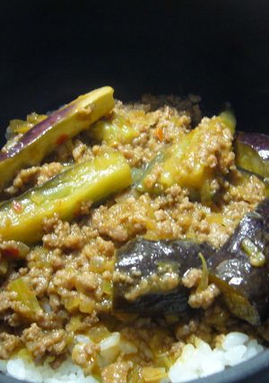 麻婆茄子丼-レシピのメイン写真
