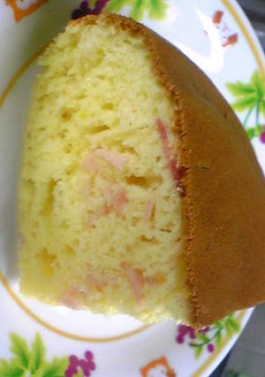 ホットケーキミックスと炊飯器で朝食ケーキ-レシピのメイン写真
