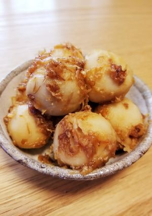 ほっこり♡里芋のおかか味噌煮っころがし-レシピのメイン写真