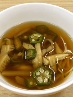 しいたけ入りにゅうめん【ここから栄養士】-レシピのメイン写真