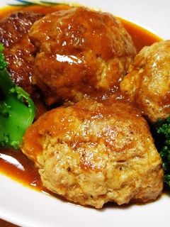 圧力鍋で煮込みハンバーグ-レシピのメイン写真